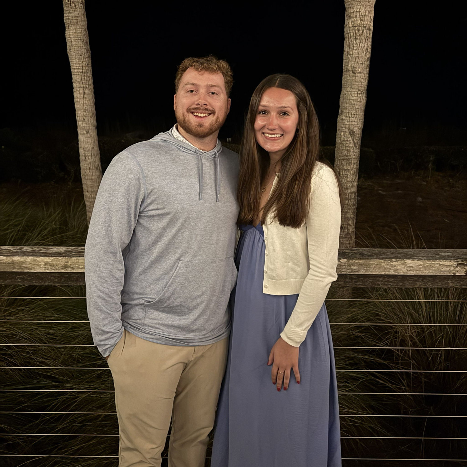A trip to Hilton Head over winter break with Davis's family.