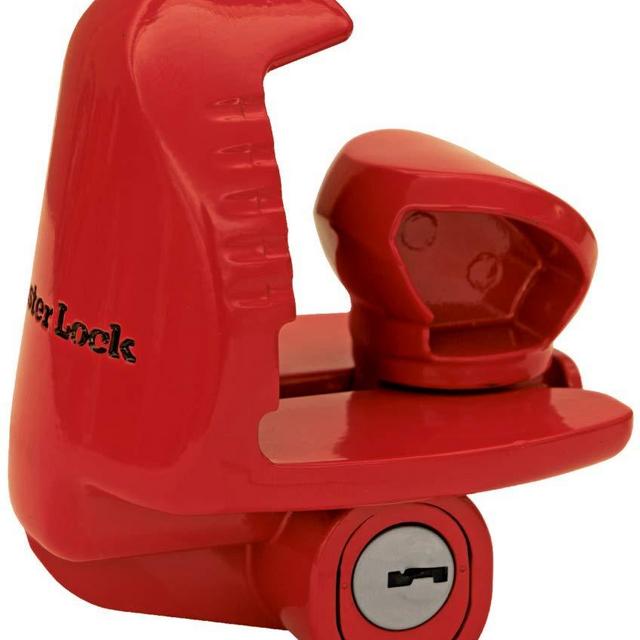 Master Lock - Universal Size Fits 1-7/8", 2", and 2-5/16" Couplers - Trailer Locks #389DAT