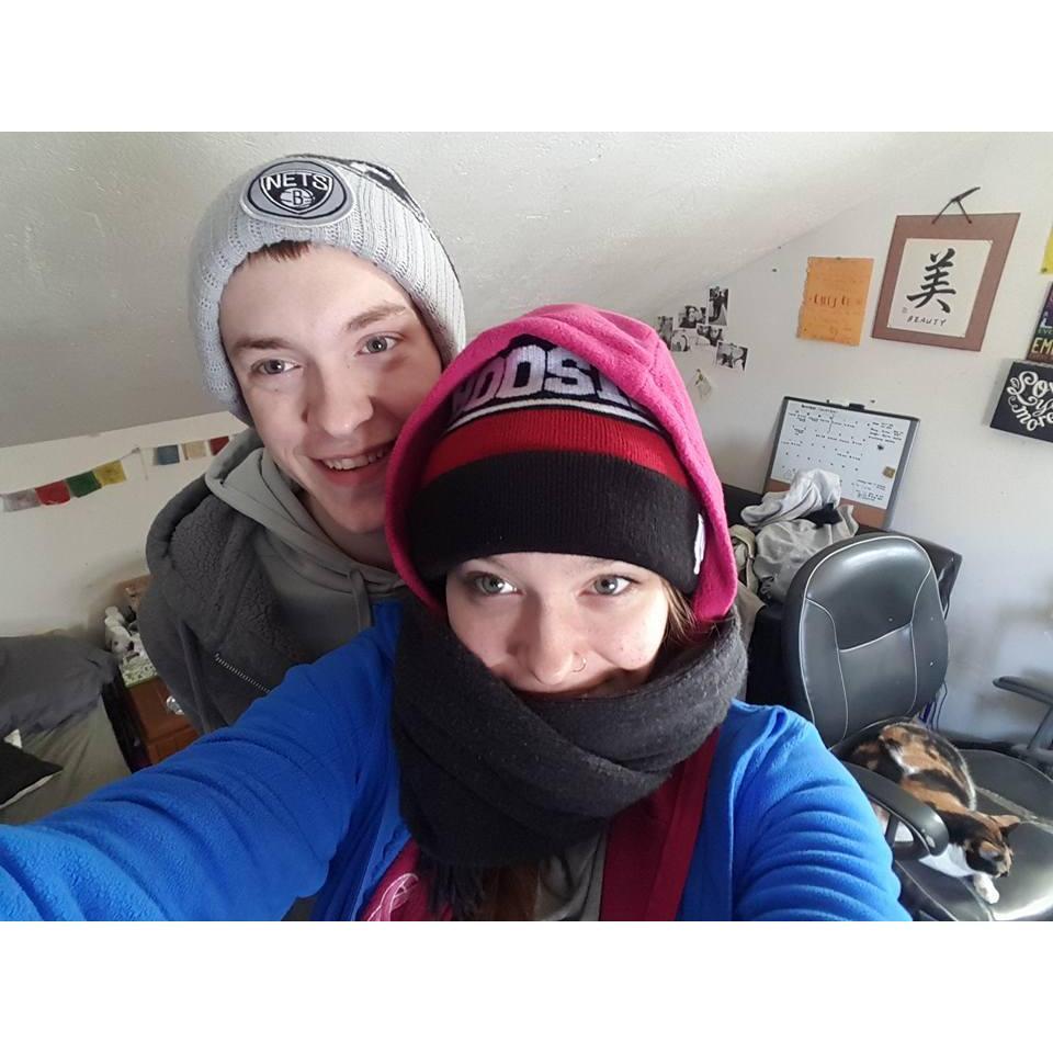 Bundled up for the cold!