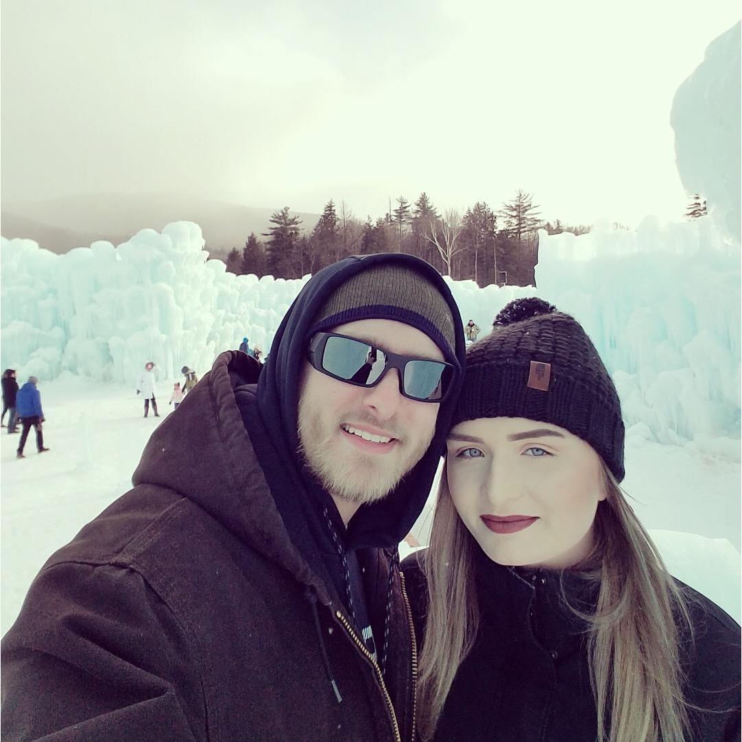 Trip to the Ice Castles! 1 year anniversary. 1/13/2018