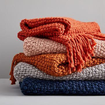 West Elm - Solid Basketweave Throw