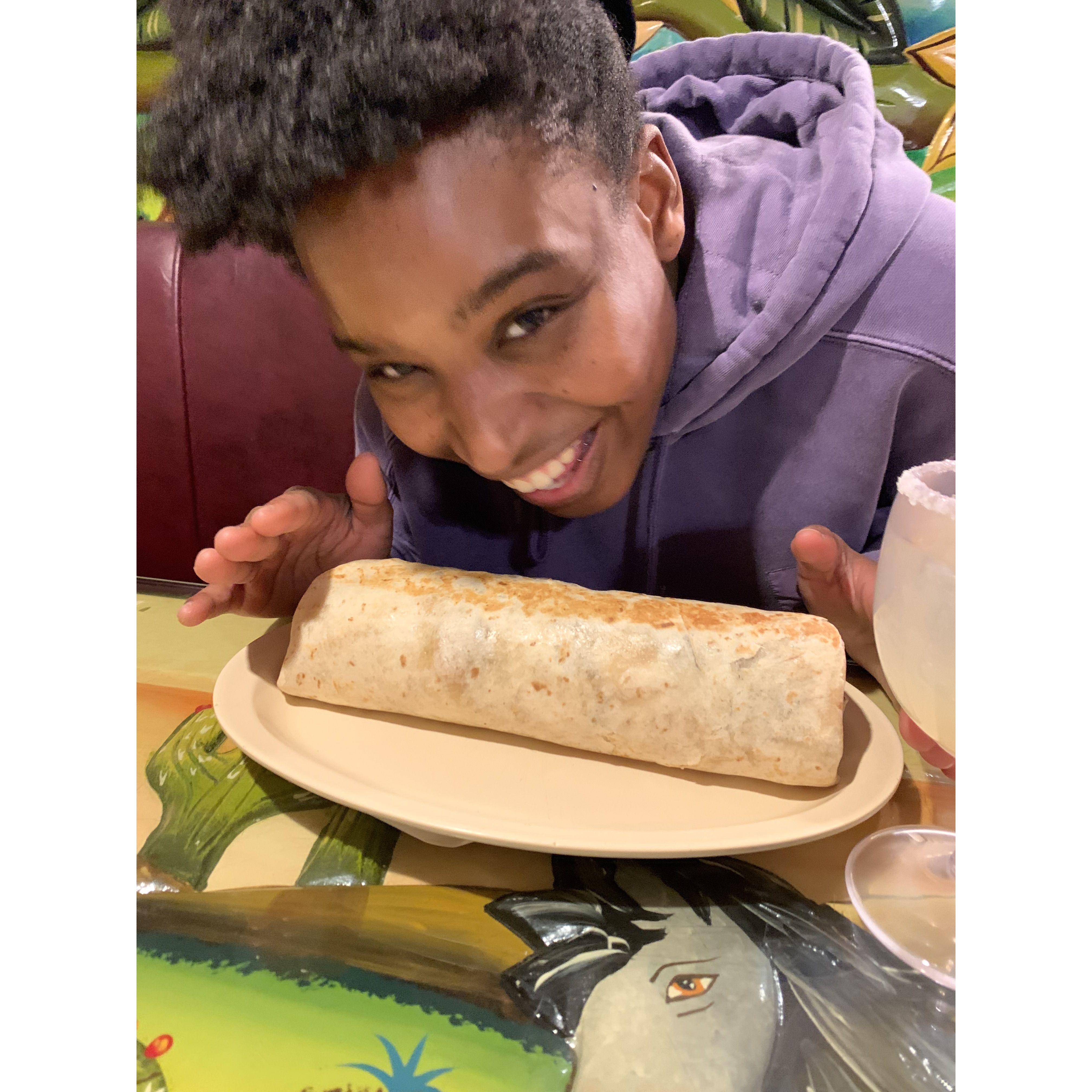 We both like burritos