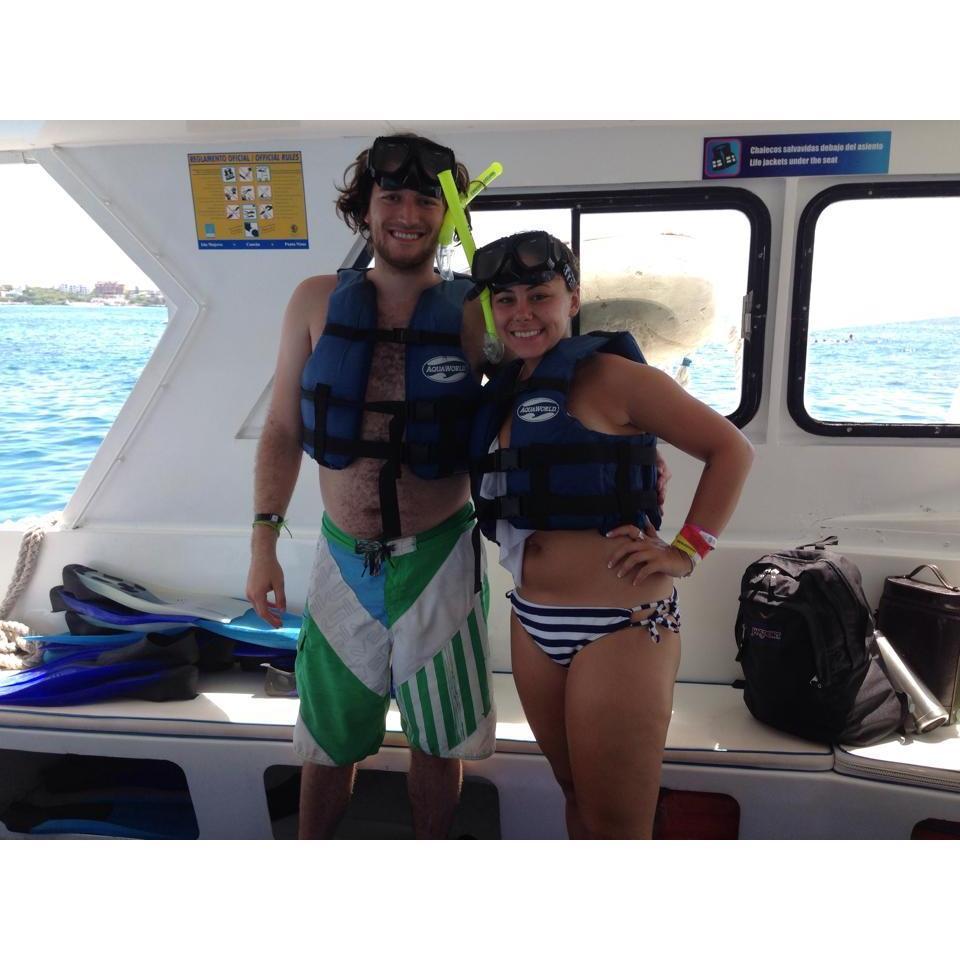 Our first trip together. Cancun, Mexico August 2014