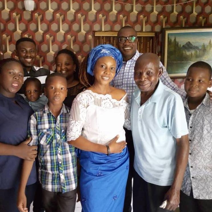 With some of Ben's family..#1stnaijatrip :)