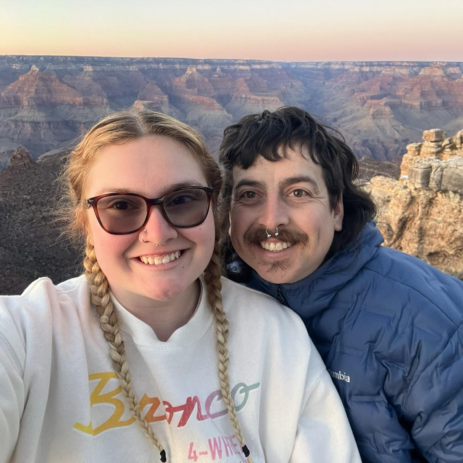 Road trip stop at the Grand Canyon.