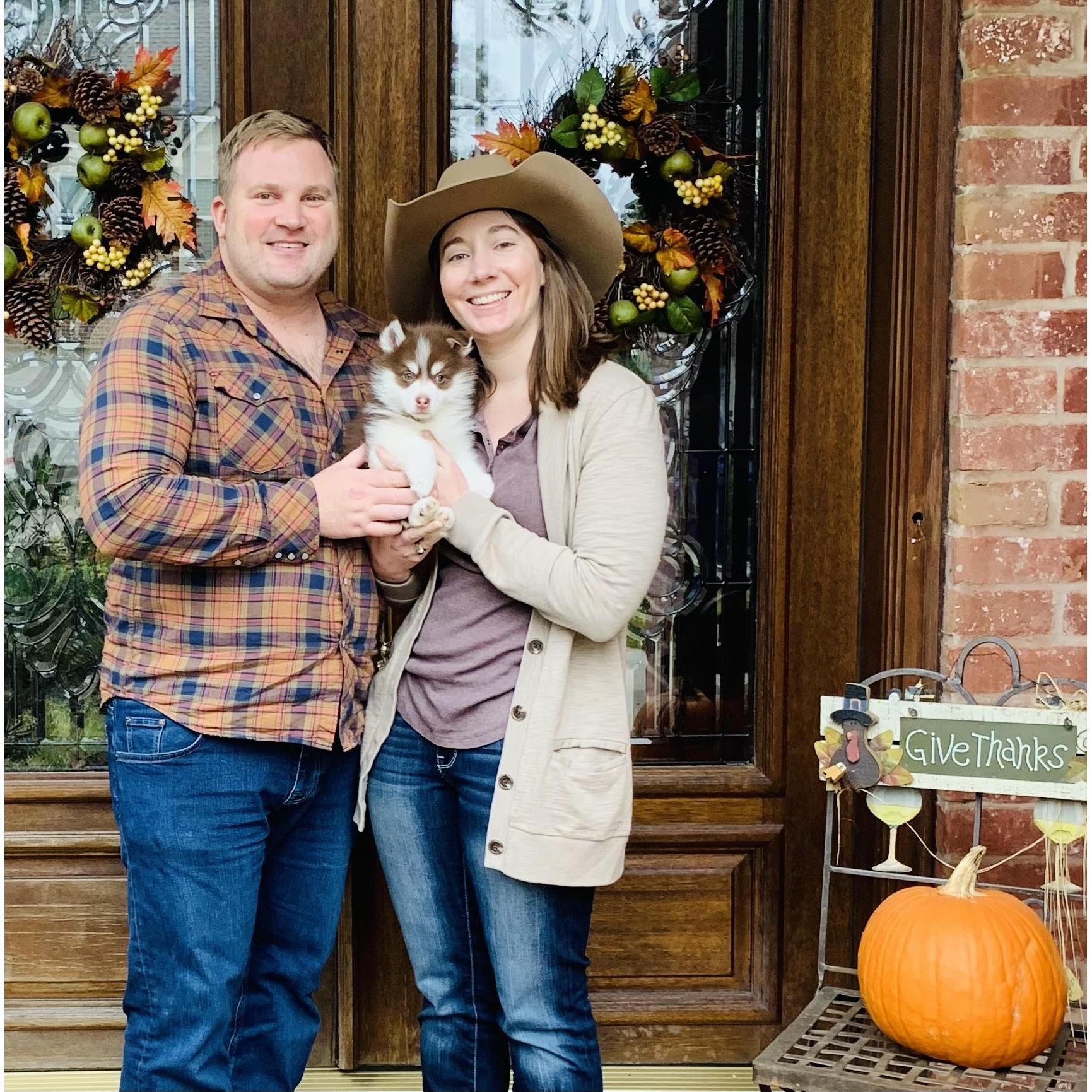 First Thanksgiving and Cooper's introduction into the family!