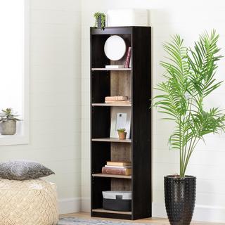 Axess 5-Shelf Narrow Bookcase