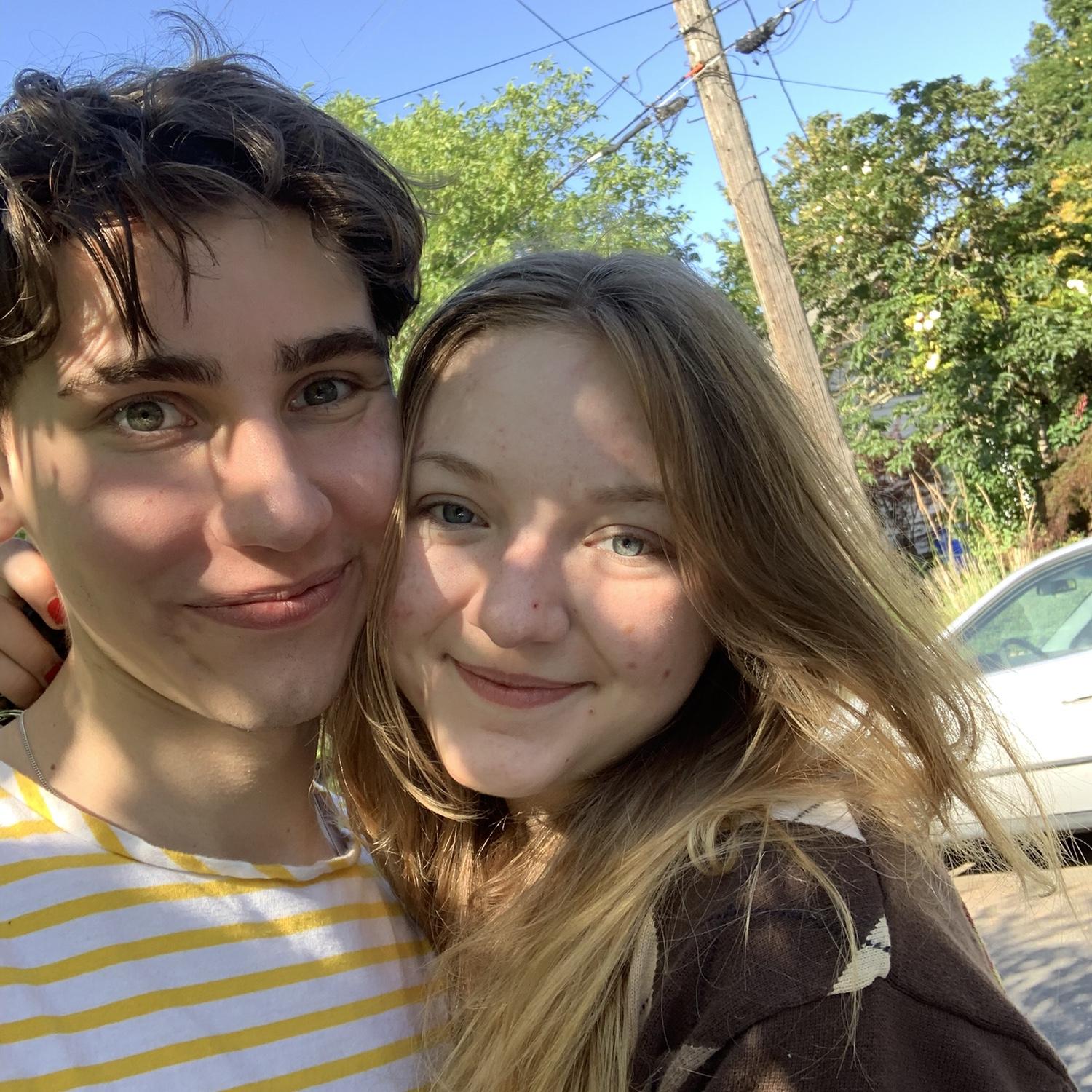 Earliest known pic of Sage and Zoie! We were both 19 in this photo.