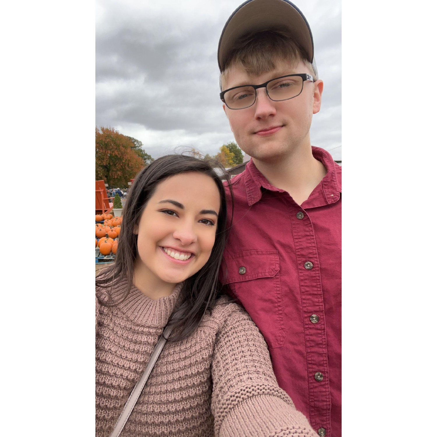 Our first pumpkin patch trip to start a tradition of going every year!