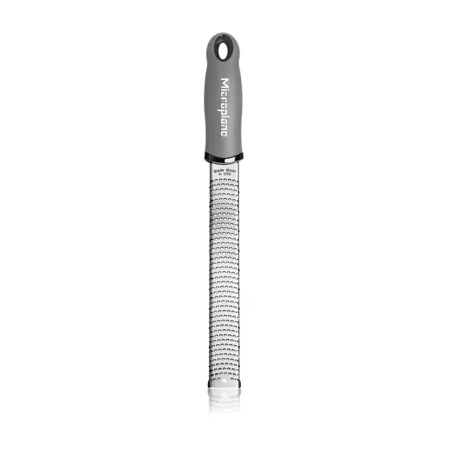 Microplane Premium Classic Fine Grater Zester, Grey
