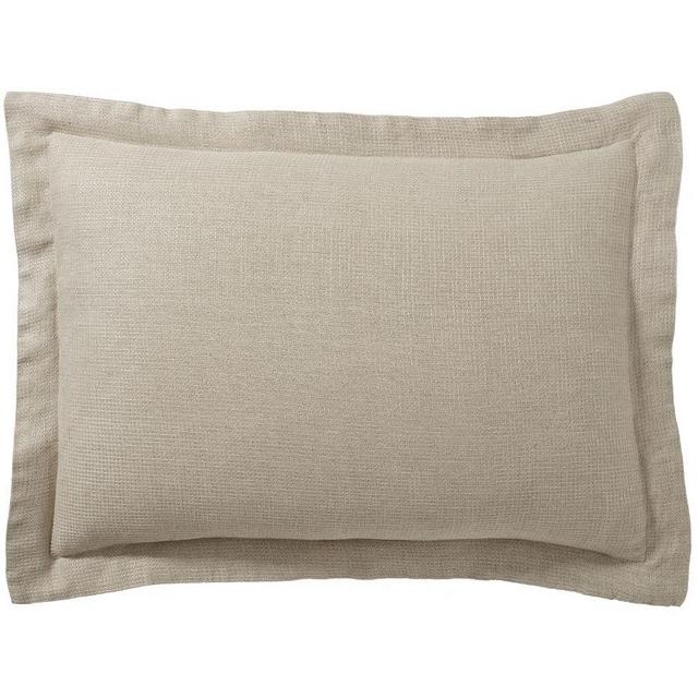 Dark Flax Belgian Flax Linen Waffle Shams, Standard, Set of 2