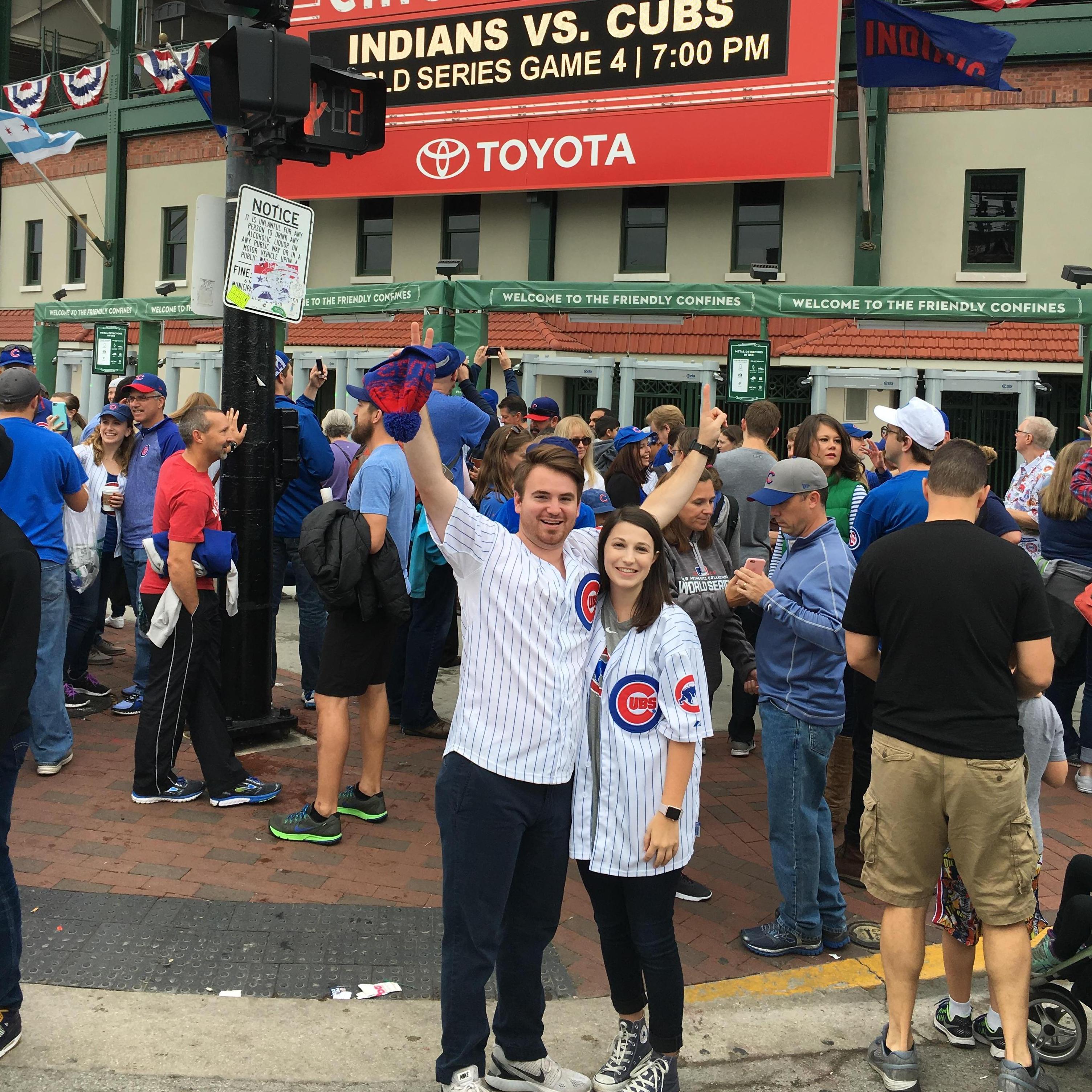 Just a few days before the Cubs won the World Series!
October 2016
