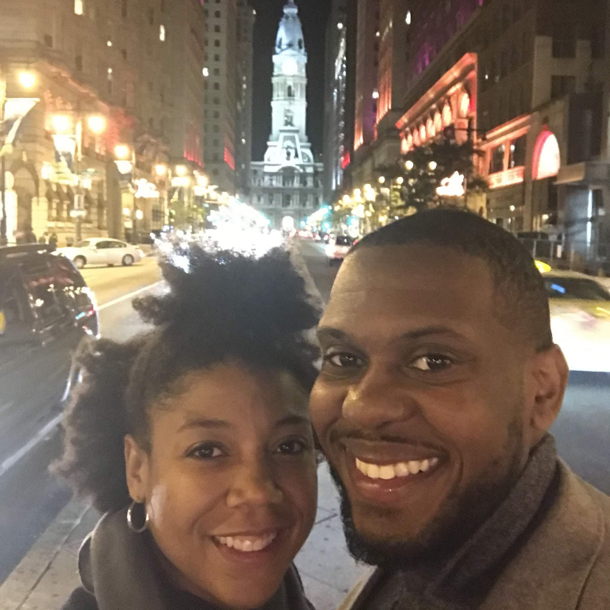 In the middle - Winding down after the NBMBAA Conference in Philadelphia, PA. (September 2017)