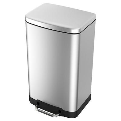 TARGET : 40 Liter Rectangle Stainless Steel Trash Can - Threshold™