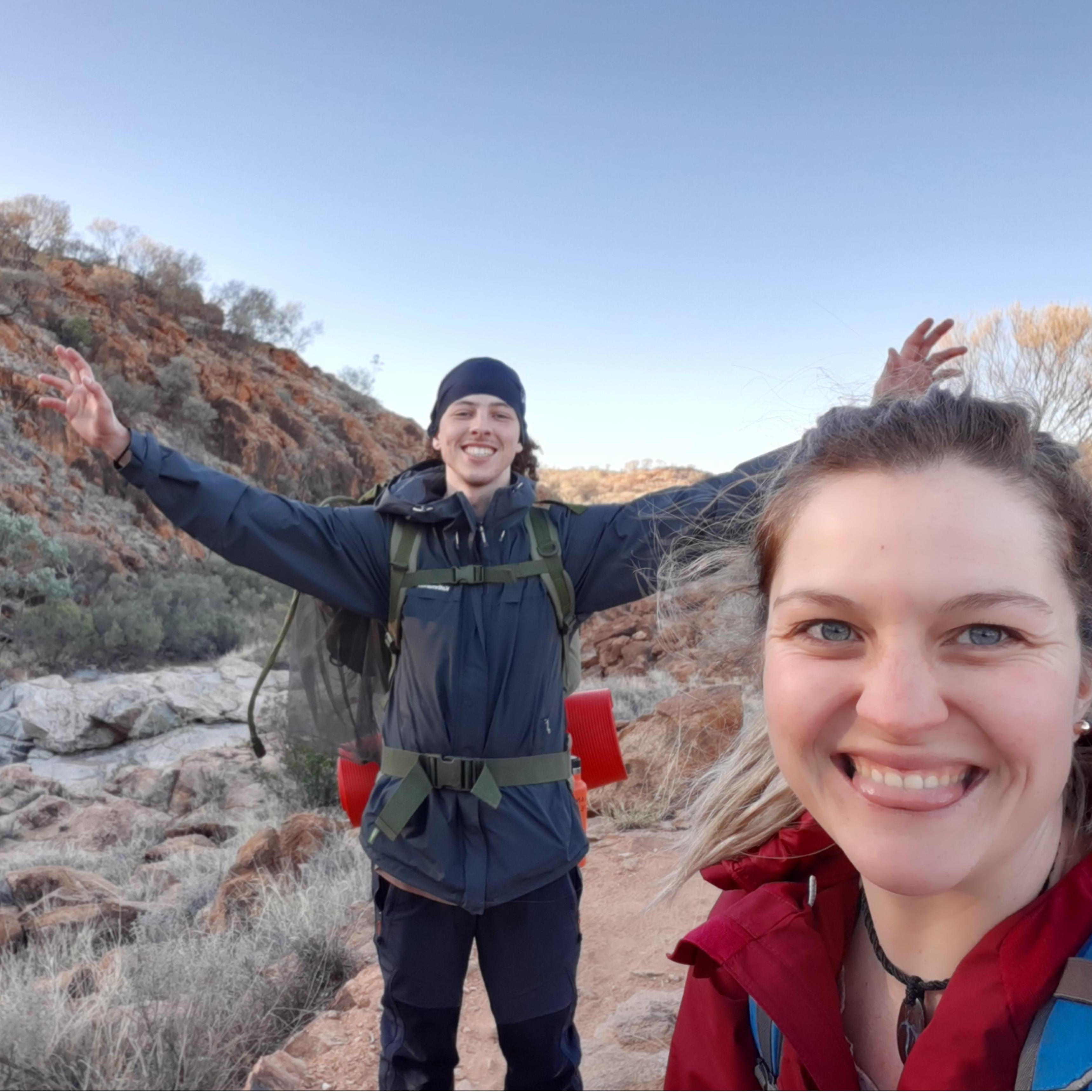 Hiking the Larapinta Trail!