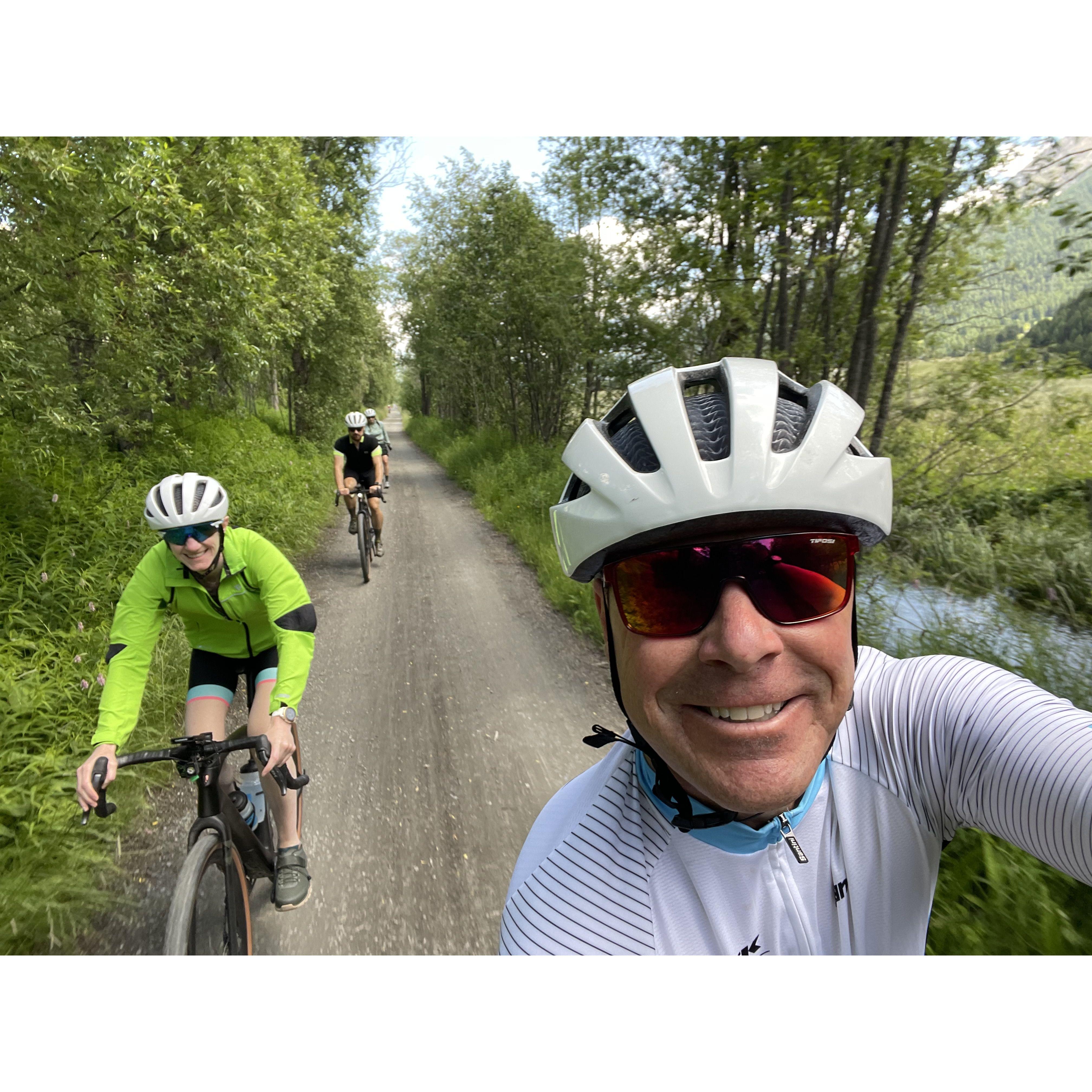 Swiss gravel biking