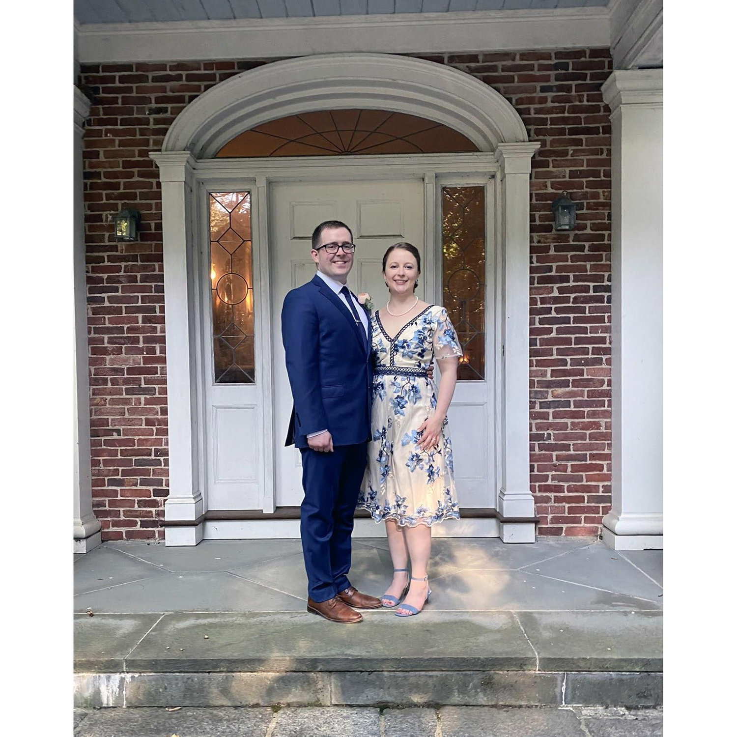 We got married last year on September 19, 2020 in a very small celebration with our immediate family and Margo's godparents. We're so excited to celebrate with everyone this year!