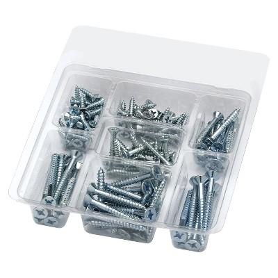 Arrow Pan Head Wood Screw Assortment 140pc