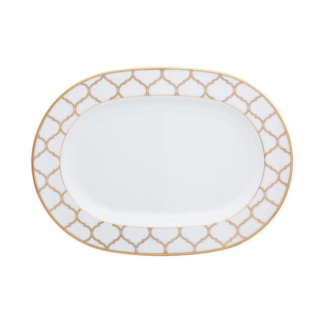 Noritake Eternal Palace Gold Oval Platter, 14"