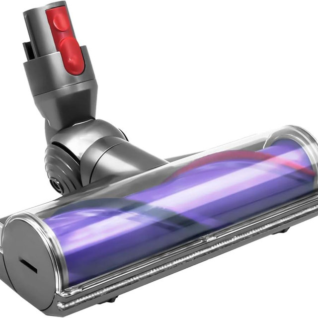 Quick-Release Motorhead Cleaner Compatible with Dyson V7 V8 V10 V11 V15 Vacuums Animal Absolute Models Cleaner Head Dyson Replacement Part Electric Head for Hardwood Floor Carpets SV10 SV11 SV12 SV14