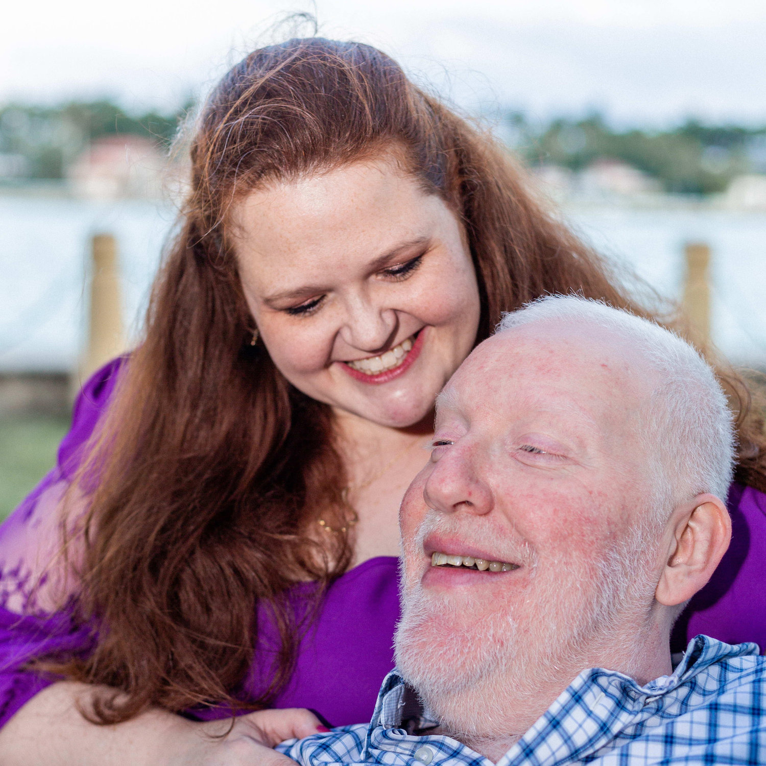 This was taken at a pocket park as part of our engagement session.