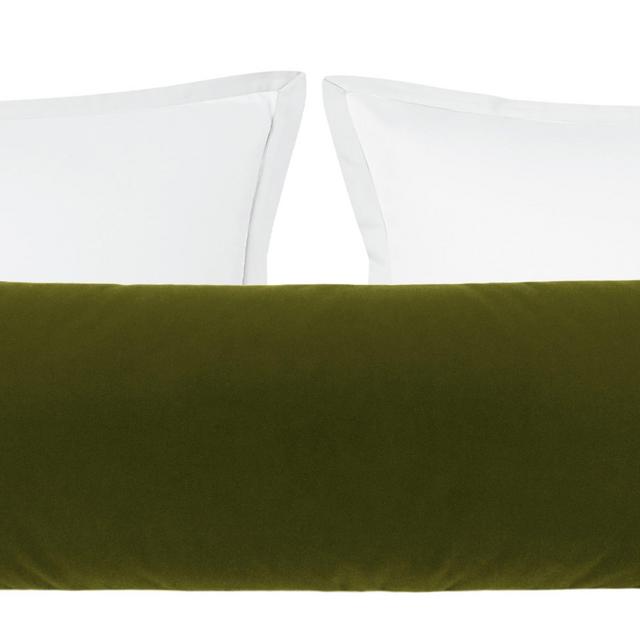 The XL Lumbar :: Mohair Velvet // Olive