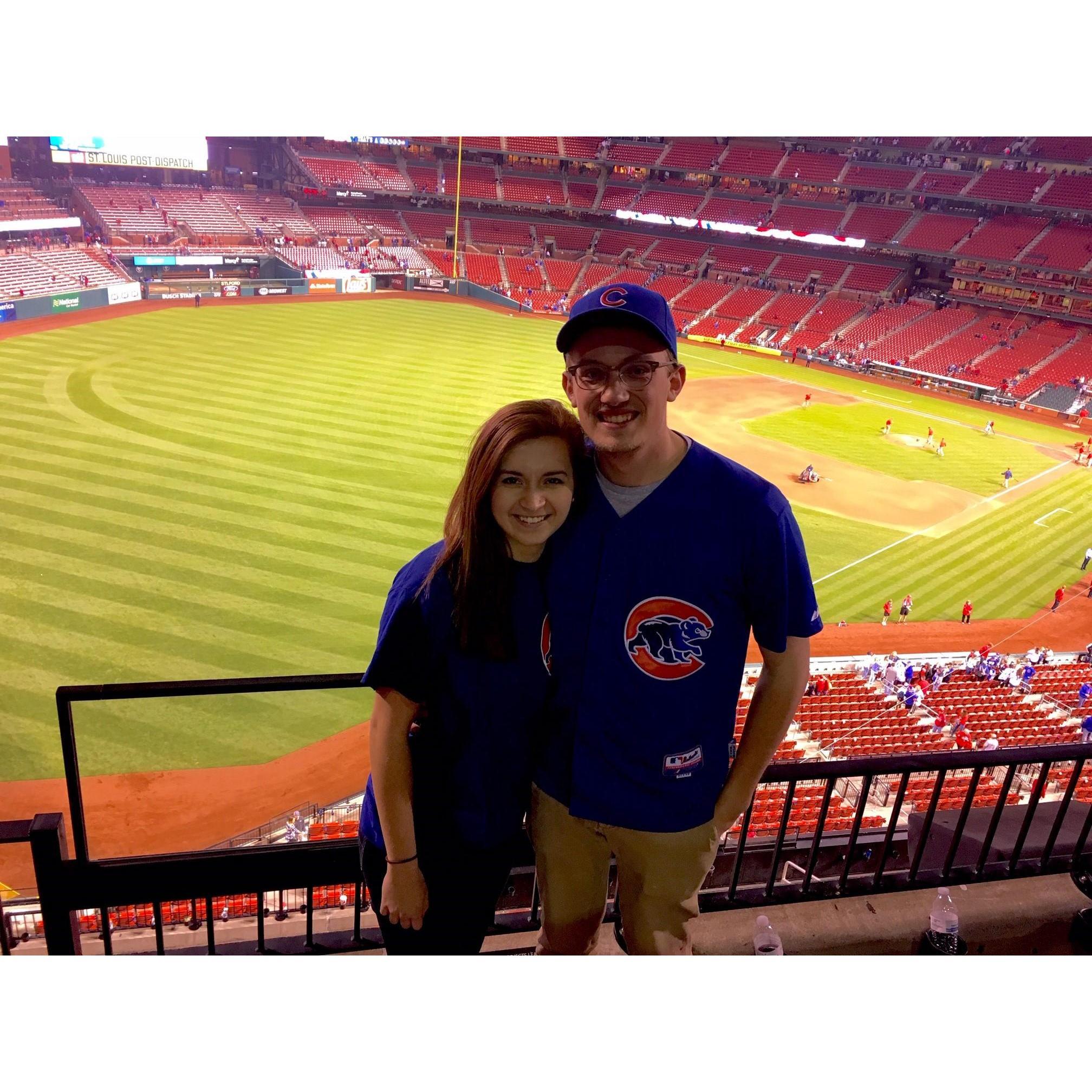 Our first Cubs game!!....and not the last!