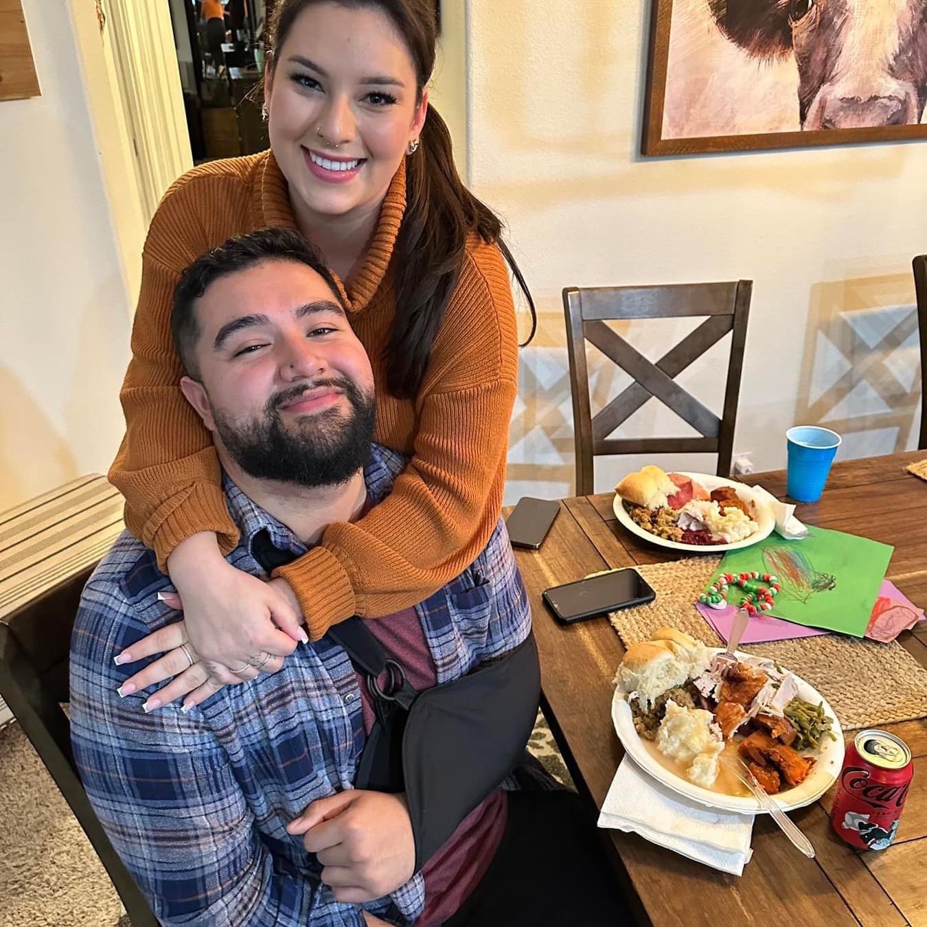 Hector’s first injury, didn’t stop the thanksgiving plates from coming