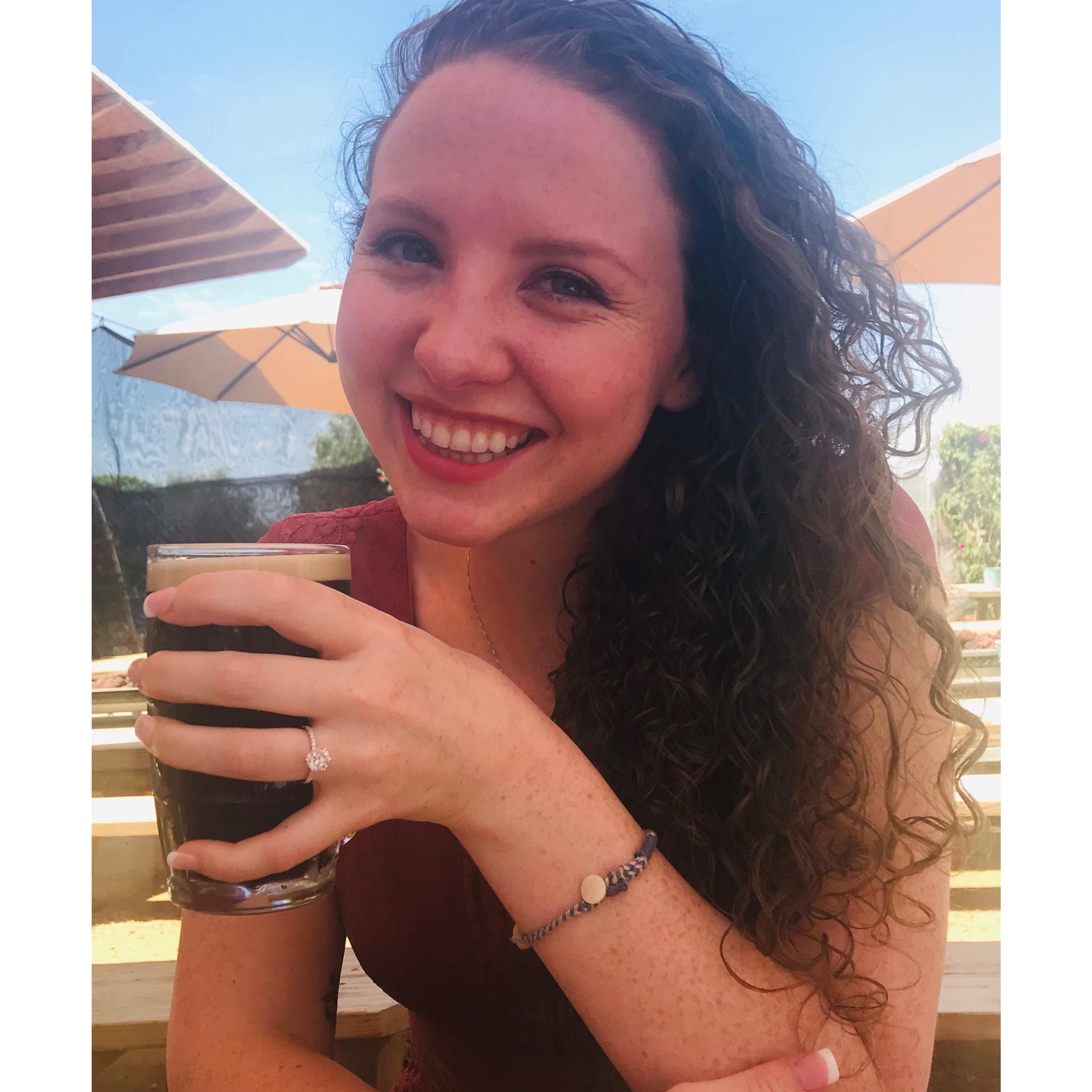 Post-engagement beer
