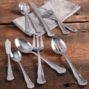 The Pioneer Woman Alex Marie 45-Piece Stainless Steel Flatware Set with Decorative Butterfly