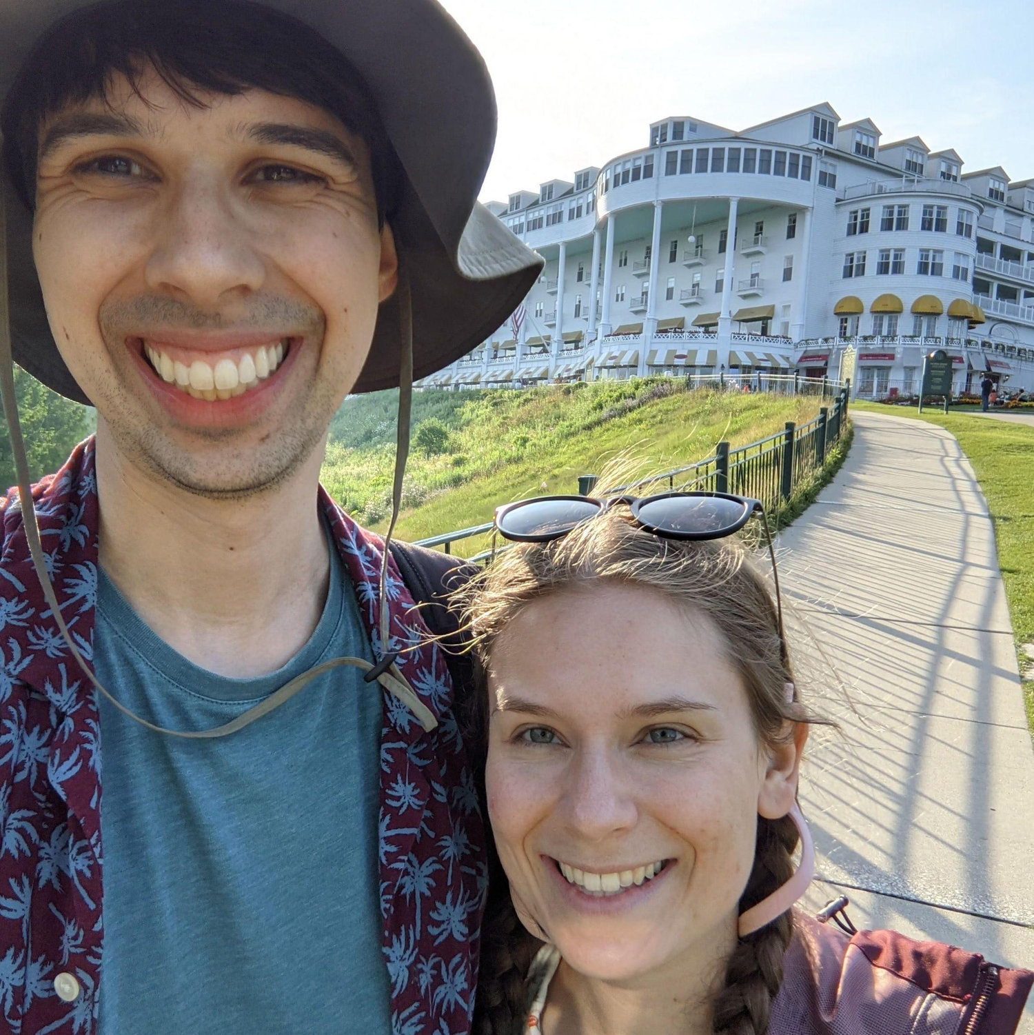 The Grand Hotel on Mackinac Island, July 2021