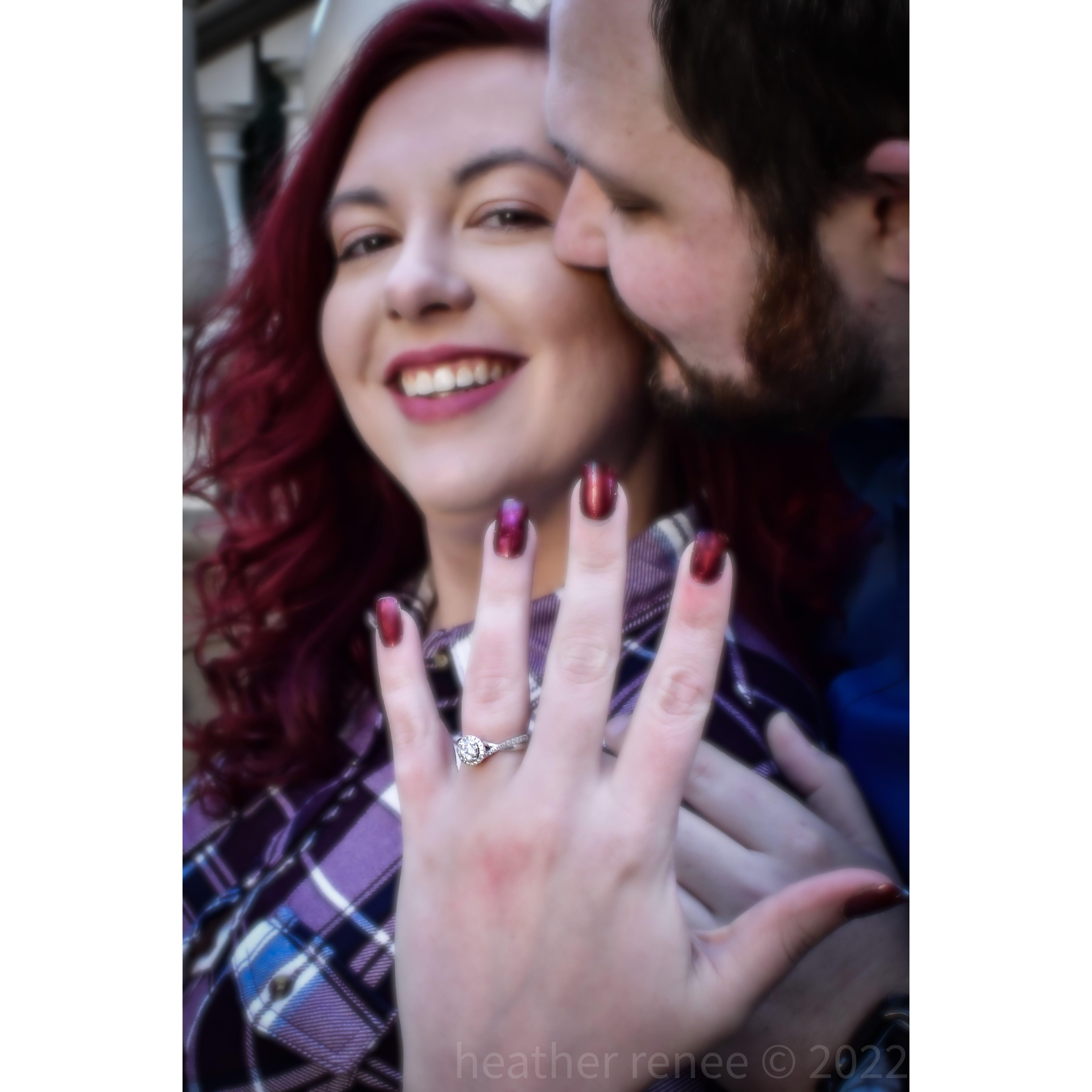 Engagement photo.