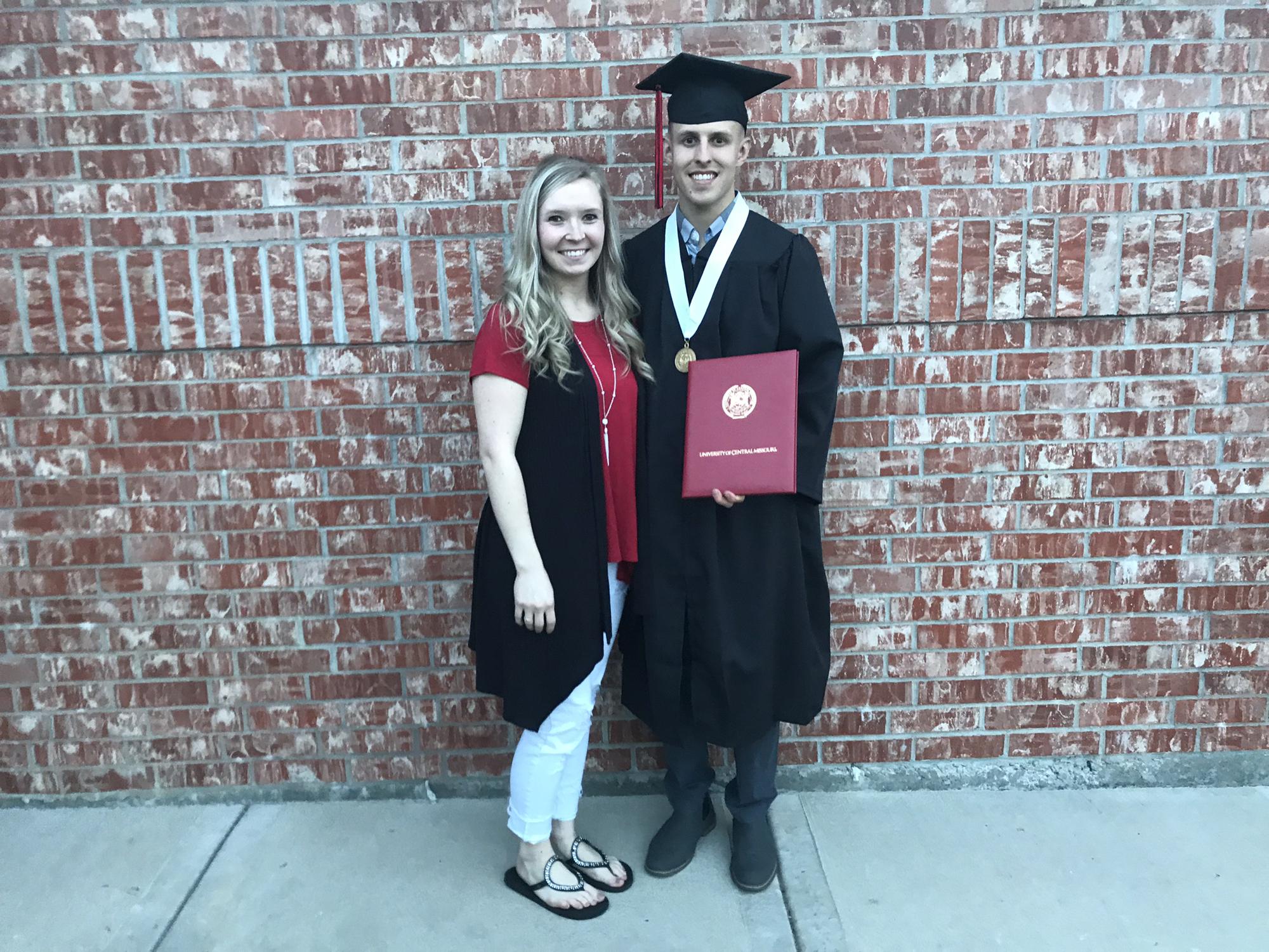 Zack graduating from UCM
