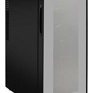 NutriChef - Nutrichef 12 Bottle Thermoelectric Wine Cooler Refrigerator | Red, White, Champagne Chiller | Counter Top Wine Cellar | Quiet Operation Fridge | Touch Temperature Control