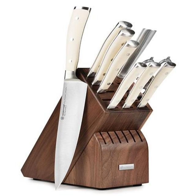 Wusthof Classic Ikon Creme 10-piece Knife Block Sets
