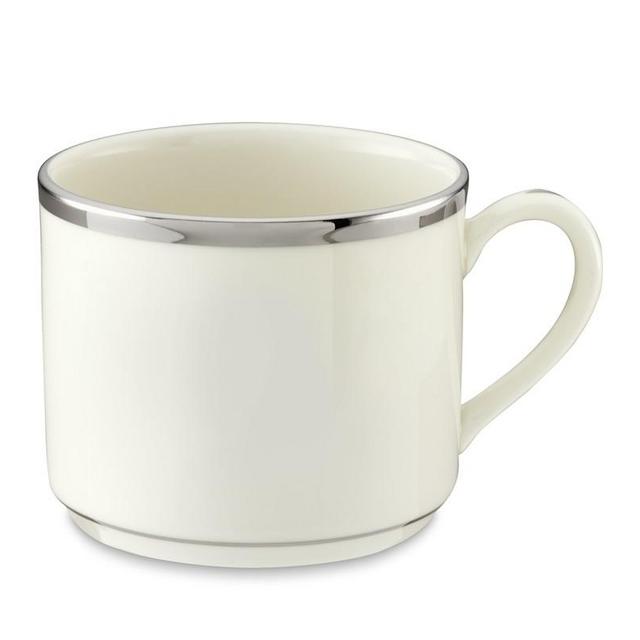 Pickard Signature Plain Can Tea Cup, Platinum