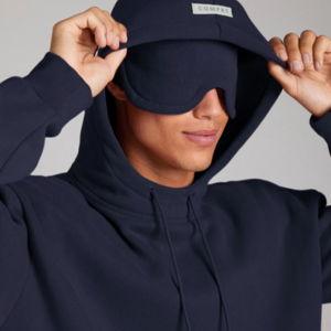 Navy Comfrt Airplane Mode Travel Hoodie / L