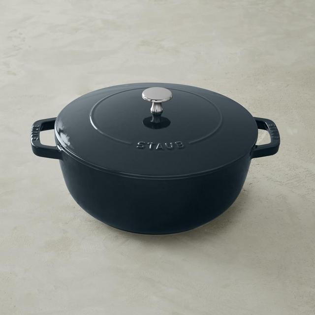 Staub Cast-Iron Essential French Oven, 3 3/4-Qt., La Mer