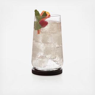 Urban Story 4-Piece Cooler Glass Set with Lids