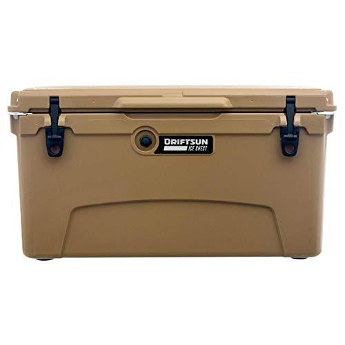 Driftsun 75 Quart Ice Chest, Heavy Duty, High Performance Roto-Molded Commercial Grade Insulated Cooler