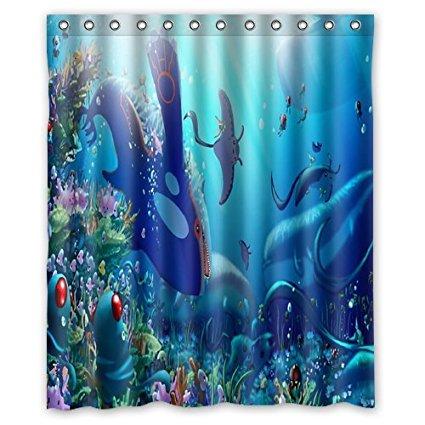 Pokemon Fabric Shower Curtain