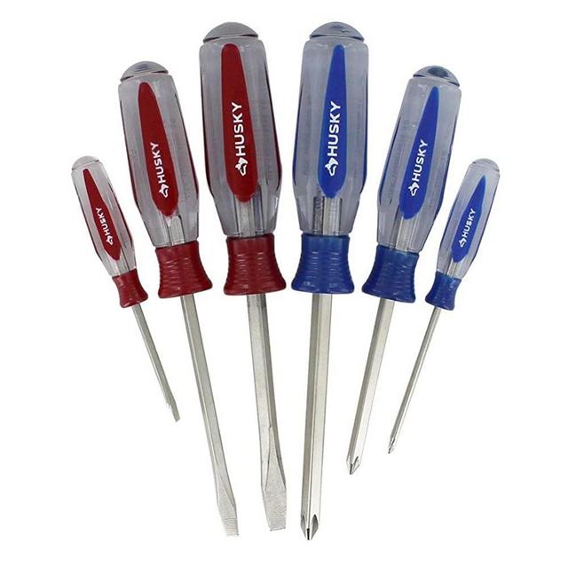 Husky 6-Piece Butyrate Handled Screwdriver Set