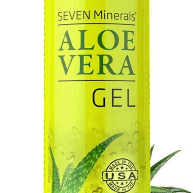 Organic Aloe Vera Gel with 100% Pure Aloe From Freshly Cut Aloe Plant, Not Powder - No Xanthan, So It Absorbs Rapidly With No Sticky Residue - Big 12 oz