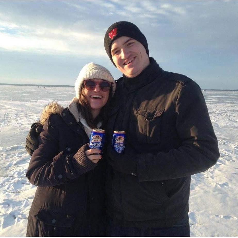 Drinking Point Specials on a frozen lake Mendota (December 2016)