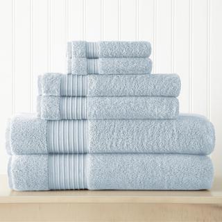 6-Piece Turkish Cotton Towel Set