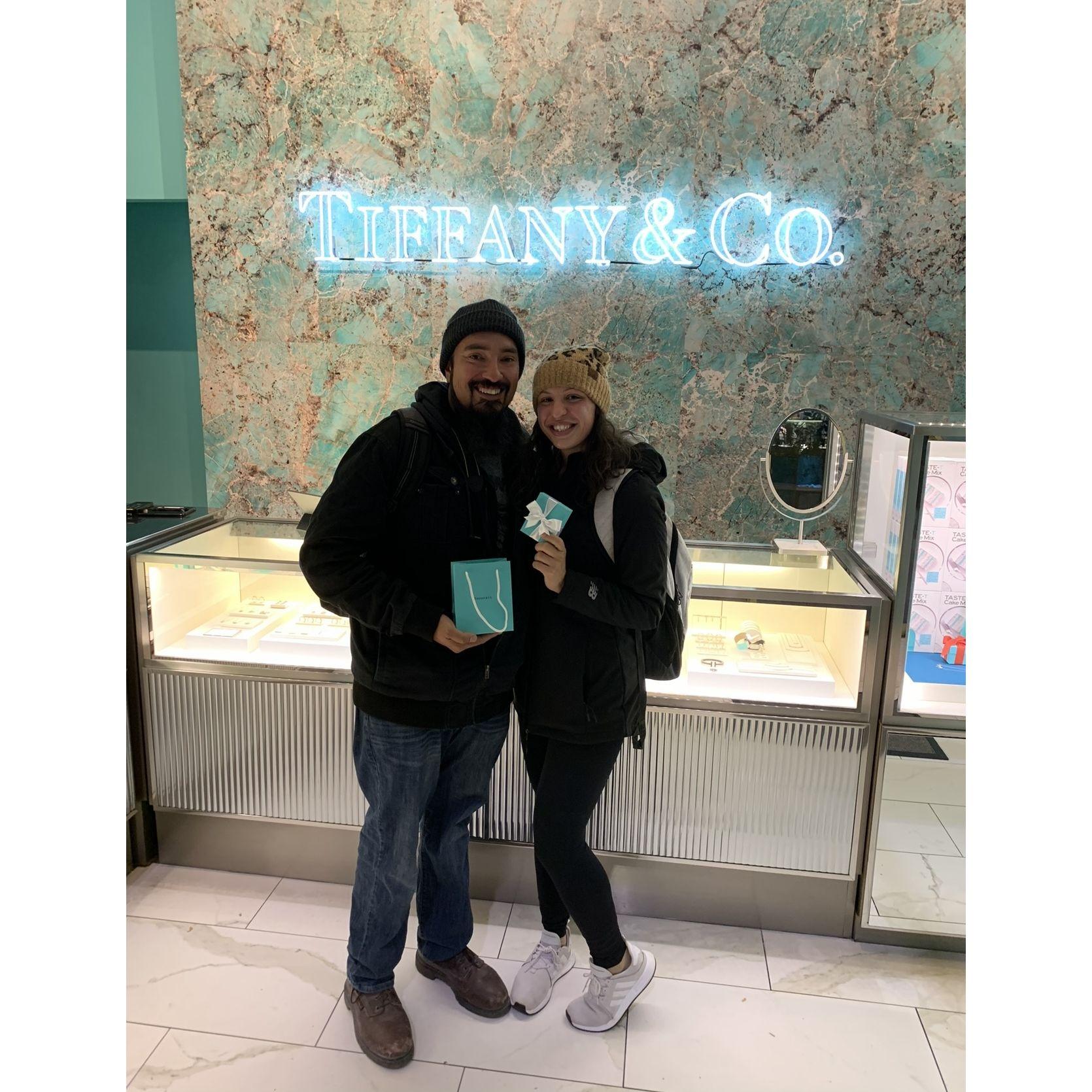 November 02, 2019: Marissa's first Tiffany & Co. purchase before she ran the NYC Marathon 🏃‍♀️🏃‍♀️