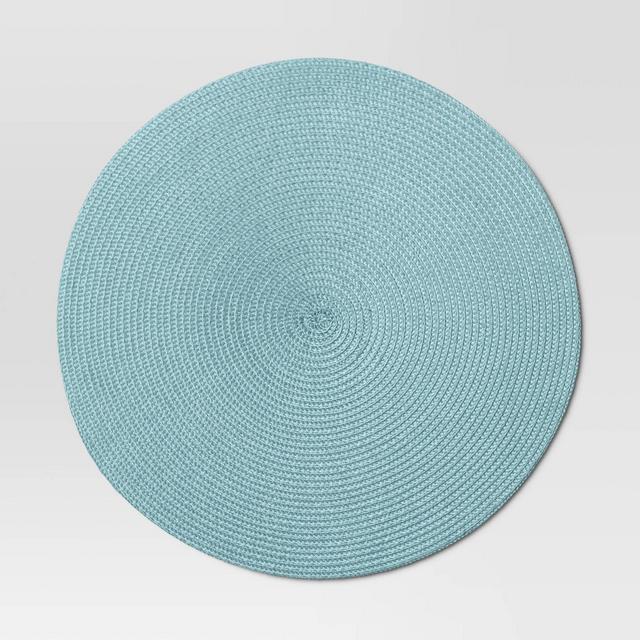 Polyround Charger Placemat Blue - Threshold™