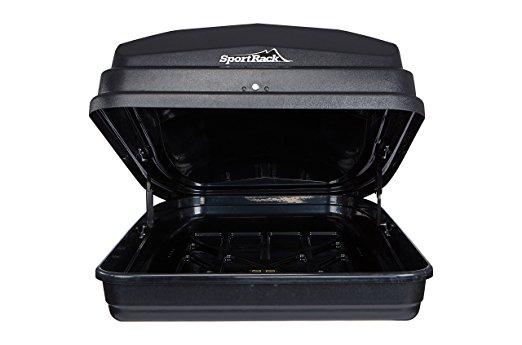SportRack SR7018 Vista XL Rear Opening Cargo Box, 18-Cubic Feet, Black