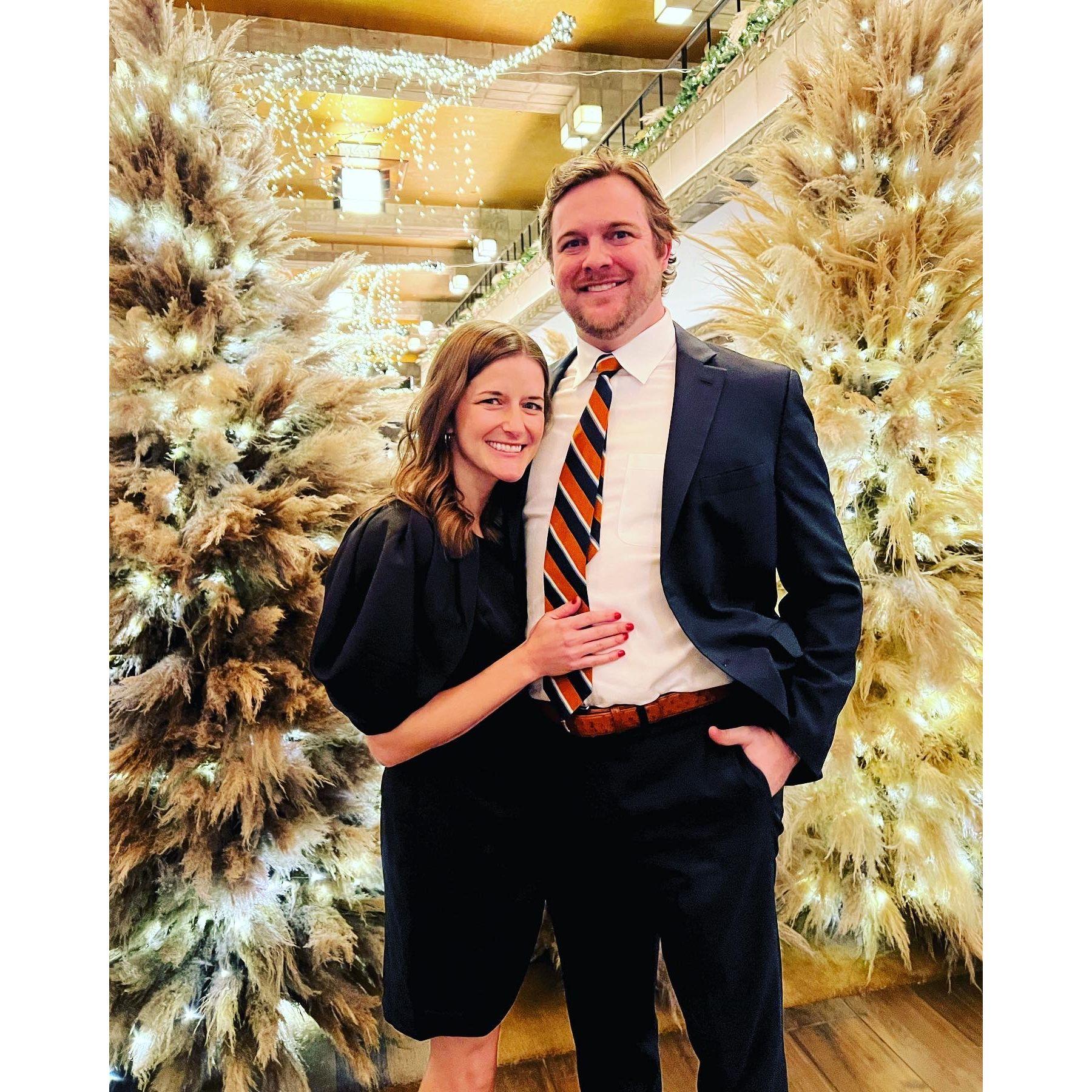 Looking fancy at the Grant and Brennan's wedding - Phoenix, AZ