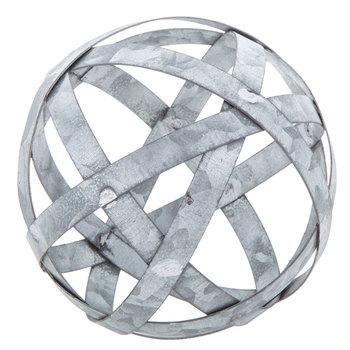 Metal Band Decorative Sphere
